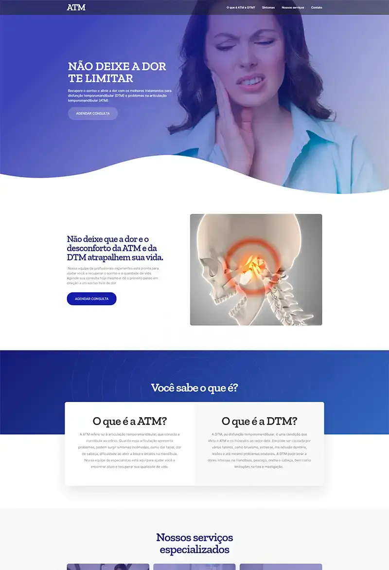 Site desenvolvido pela Synzel — projeto 3