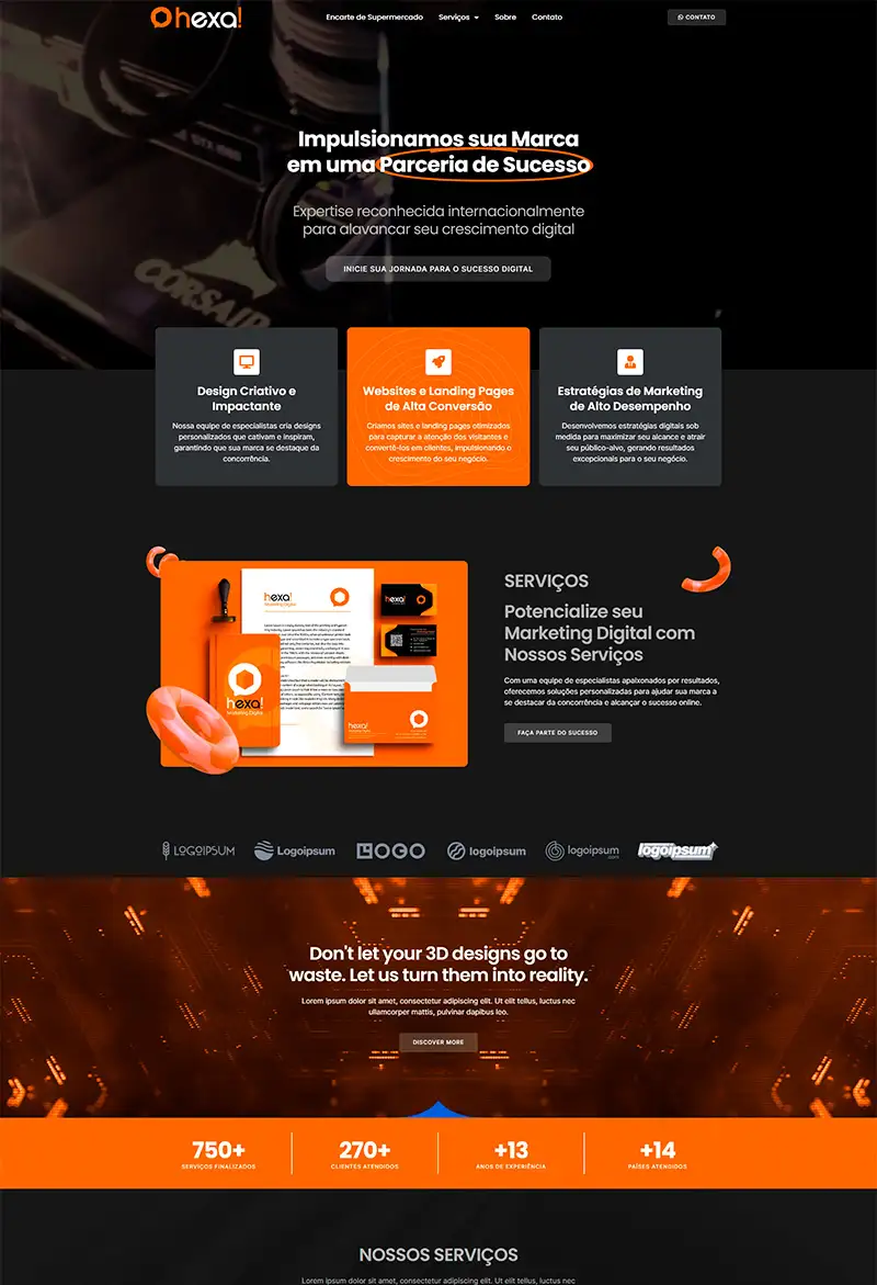 Projeto de site 14 desenvolvido pela Synzel