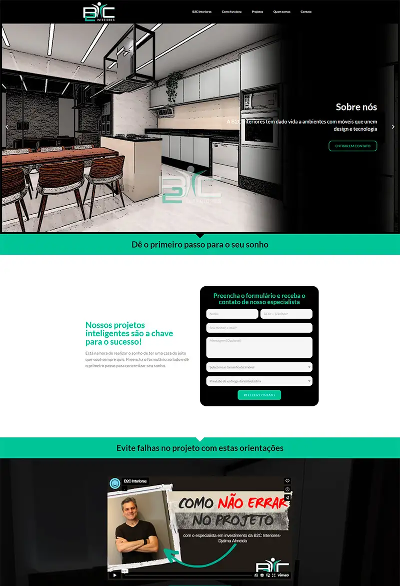 Projeto de site 10 desenvolvido pela Synzel