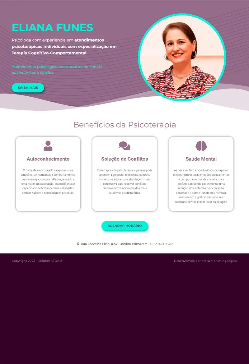 Projeto de site 16 desenvolvido pela Synzel